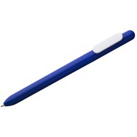 Фото Ручка шариковая Slider, синяя с белым