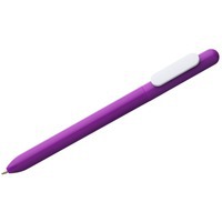 Ручка шариковая Slider, фиолетовая с белым