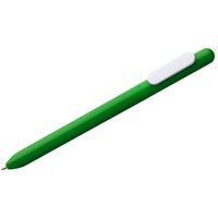 Фотография Ручка шариковая Slider, зеленая с белым