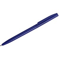 Ручка синяя из пластика овая шариковая REEDY