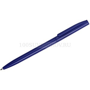 Фото Синяя ручка из пластика овая шариковая REEDY