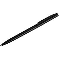 Ручка черная из пластика овая шариковая REEDY