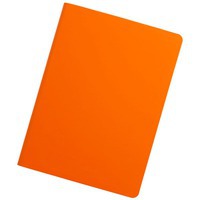 Ежедневник оранжевый из кожи FLEX SHALL, недатированный