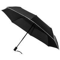Зонт складной черный из полиэстера SCOTTSDALE