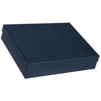 Коробка синяя из картона REASON