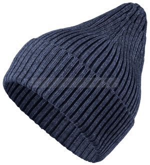 Фото Синяя меланж шапка из шерсти STOUT