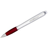 Ручка пластиковая красная из пластика шариковая NASH