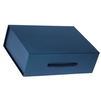 Коробка синяя из картона MATTER