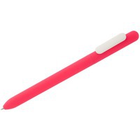 Фотка Ручка шариковая Slider Soft Touch, розовая с белым
