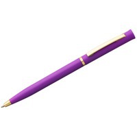 Ручка шариковая фиолетовая из металла EURO GOLD