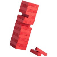 Игра «Деревянная башня мини», красная