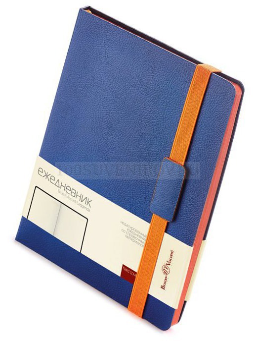 Ежедневник недатированный В5 «Leggenda», синий «Bruno Visconti» (a460637) —  купить ежедневники по оптовым ценам | Магазин 100 Сувениров
