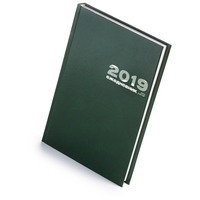 Датированный ежедневник БУМВИНИЛ-А5 на 2021 год под тиснение логотипа, 13,5 х 20,7 х 1 см.