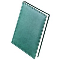 Ежедневник датированный зеленый из кожи А5+ VELVET
