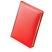 Ежедневник датированный красный из кожи А5+ SIDNEY NEBRASKA