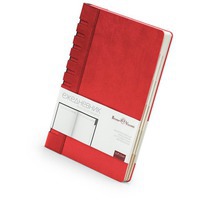 Ежедневник недатированный с индексами А5 «Bergamo», красный