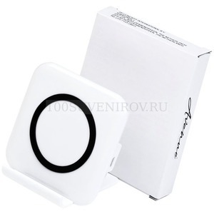 Фото Портативное зарядное устройство-подставка для смартфона «Catena» «Avenue» (белый)
