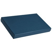 Коробка синяя ADVISER под ежедневник, ручку