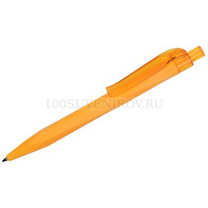 Фото Оранжевая ручка из пластика овая шариковая Prodir QS 20 PMT