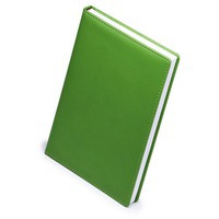 Ежедневник недатированный зеленый флуор из кожи А5 VELVET