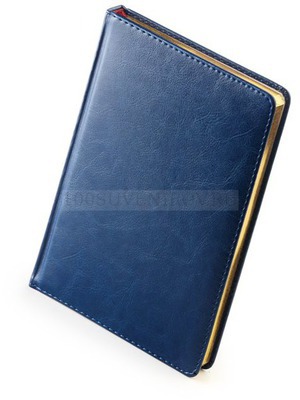 Фото Ежедневник датированный А5 «Sidney Nebraska» с золотым обрезом «Альт» (синий)