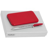 Набор красный HAND HUNTER CATCH: ручка, зарядник софт-тач