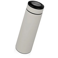 Термоc «Confident» с покрытием soft-touch, 420 мл, серый/черный/серебристый