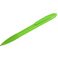 Ручка пластиковая шариковая «Diamond» с грипом, зеленое яблоко