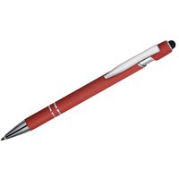 Ручка-стилус металлическая шариковая SWAY soft-touch, синие чернила, d0,9 х 14,6 см и стилус для емкостного экрана