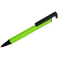 Ручка-подставка металлическая «Кипер Q», зеленое яблоко/черный
