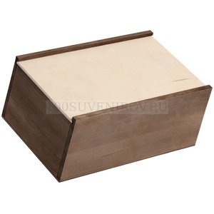 Фото Деревянный деревянный ящик BOXY, малый, тонированный