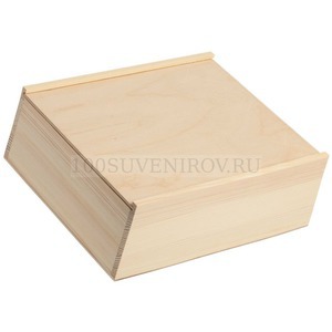 Фото Деревянный деревянный ящик TIMBER, большой, неокрашенный