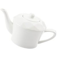 Чайник белый из фарфора DIAMANTE BIANCO