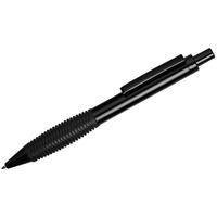 Ручка шариковая черная из металла BAZOOKA с грипом