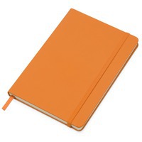 Набор подарочный оранжевый из пластика Vision Pro soft-touch с ручкой и блокнотом А5