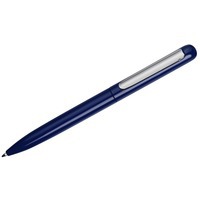 Ручка темно-синяя из металла ическая шариковая SKATE