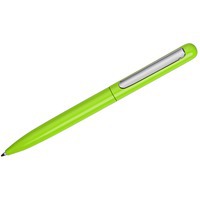 Ручка зеленая из металла ическая шариковая SKATE
