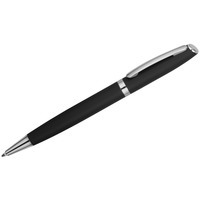 Ручка металлическая soft-touch шариковая «Flow», серый/серебристый