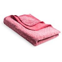 Плед на кресло Yelix, флис 280 гр/м2, размер 120*160 см, цвет красный меланж