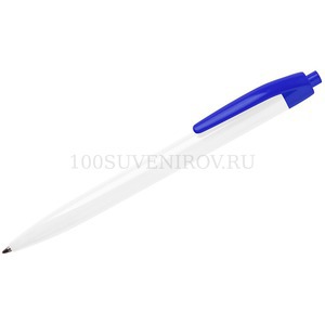 Фото 8, пластиковая ручка N шариковая, белый/синий