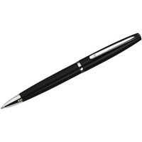 Ручка черная из металла DELICATE шариковая, хром