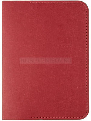 Фото Красная обложка для паспорта IMPRESSION, 10*, с серым