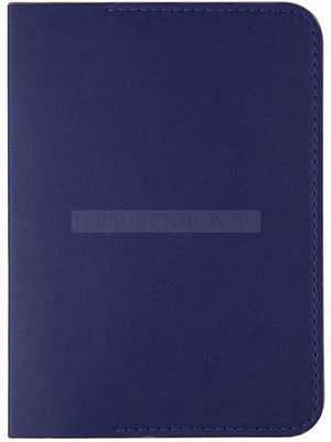 Фото Синяя обложка для паспорта IMPRESSION, 10*, с серым