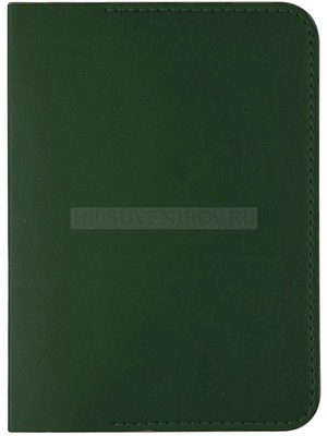 Фото Зеленая обложка для паспорта IMPRESSION, 10*, с серым