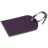 Бирка багажная фиолетовая TINTED, 6, 5*, с серым