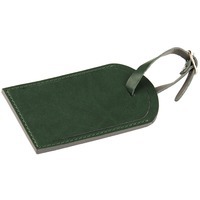 Багажная бирка  Tinted, 6,5*11,5 см, PU, зеленый с серым