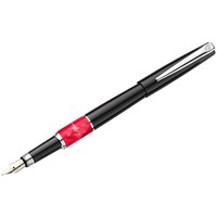 Ручка перьевая «Libra», черный/красный/серебристый