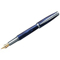 Ручка перьевая «Majestic», синий/черный/серебристый
