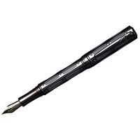Ручка перьевая «The One», черненая сталь/темно-серый