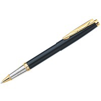 Ручка-роллер «Gamme Classic», черный/серебристый/золотистый